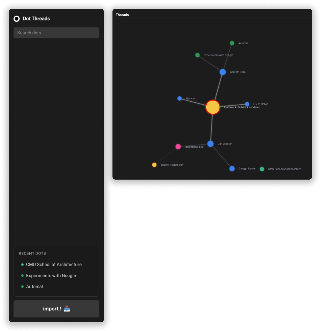 Web of info annotations